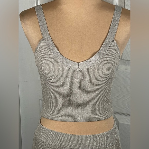 House of Harlow 1960 Metallic Skirt Set NWT Small - Picture 13 of 15